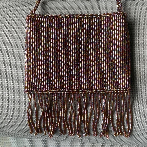 Vintage Inge Christopher multicolor beaded bag - Picture 2 of 7